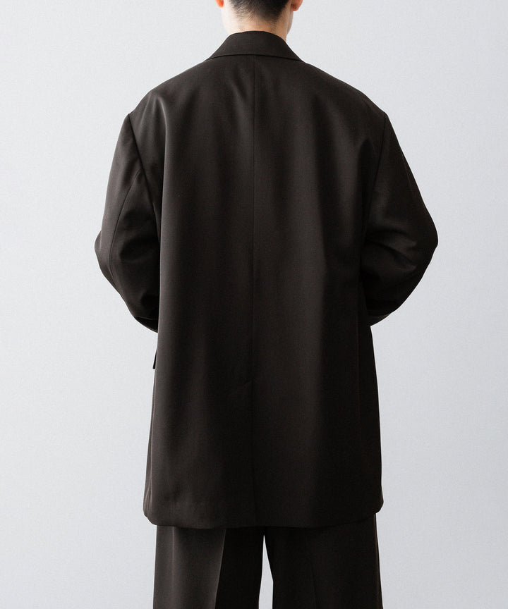 ssstein(シュタイン)のOVERSIZED SINGLE BREASTED LONG JACKET - DARK BROWNの公式通販サイトsession福岡セレクトショップ