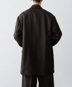画像をギャラリービューアに読み込む, ssstein(シュタイン)のOVERSIZED SINGLE BREASTED LONG JACKET - DARK BROWNの公式通販サイトsession福岡セレクトショップ
