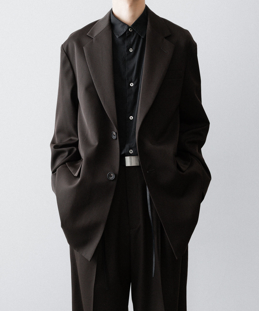 ssstein(シュタイン)のOVERSIZED SINGLE BREASTED LONG JACKET - DARK BROWNの公式通販サイトsession福岡セレクトショップ