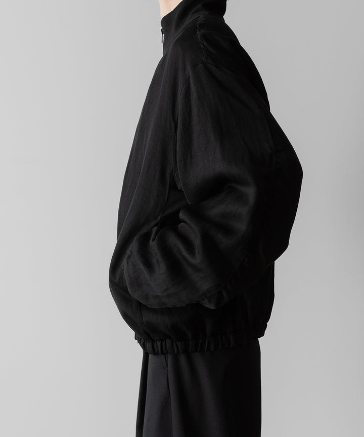 ssstein(シュタイン)のVIS/LI TWILL SHIRRED LIGHT ZIP JACKET - BLACKの公式通販サイトsession福岡セレクトショップ