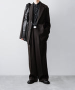 画像をギャラリービューアに読み込む, ssstein(シュタイン)のSHIRRING HANDLE LEATHER SHOULDER BAG - BLACKの公式通販サイトsession福岡セレクトショップ
