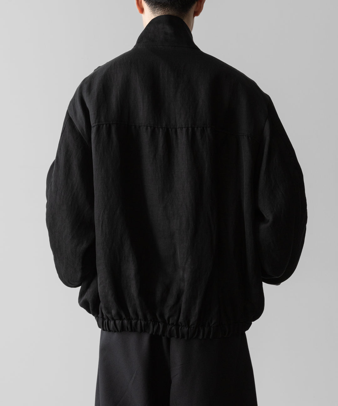ssstein(シュタイン)のVIS/LI TWILL SHIRRED LIGHT ZIP JACKET - BLACKの公式通販サイトsession福岡セレクトショップ