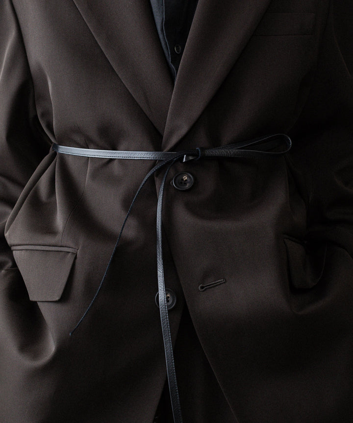 ssstein(シュタイン)のOVERSIZED SINGLE BREASTED LONG JACKET - DARK BROWNの公式通販サイトsession福岡セレクトショップ