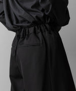 画像をギャラリービューアに読み込む, ssstein(シュタイン)のCARGO POCKET WIDE EASY TROUSERS - BLACKの公式通販サイトsession福岡セレクトショップ

