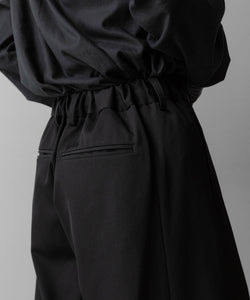 ssstein(シュタイン)のCARGO POCKET WIDE EASY TROUSERS - BLACKの公式通販サイトsession福岡セレクトショップ
