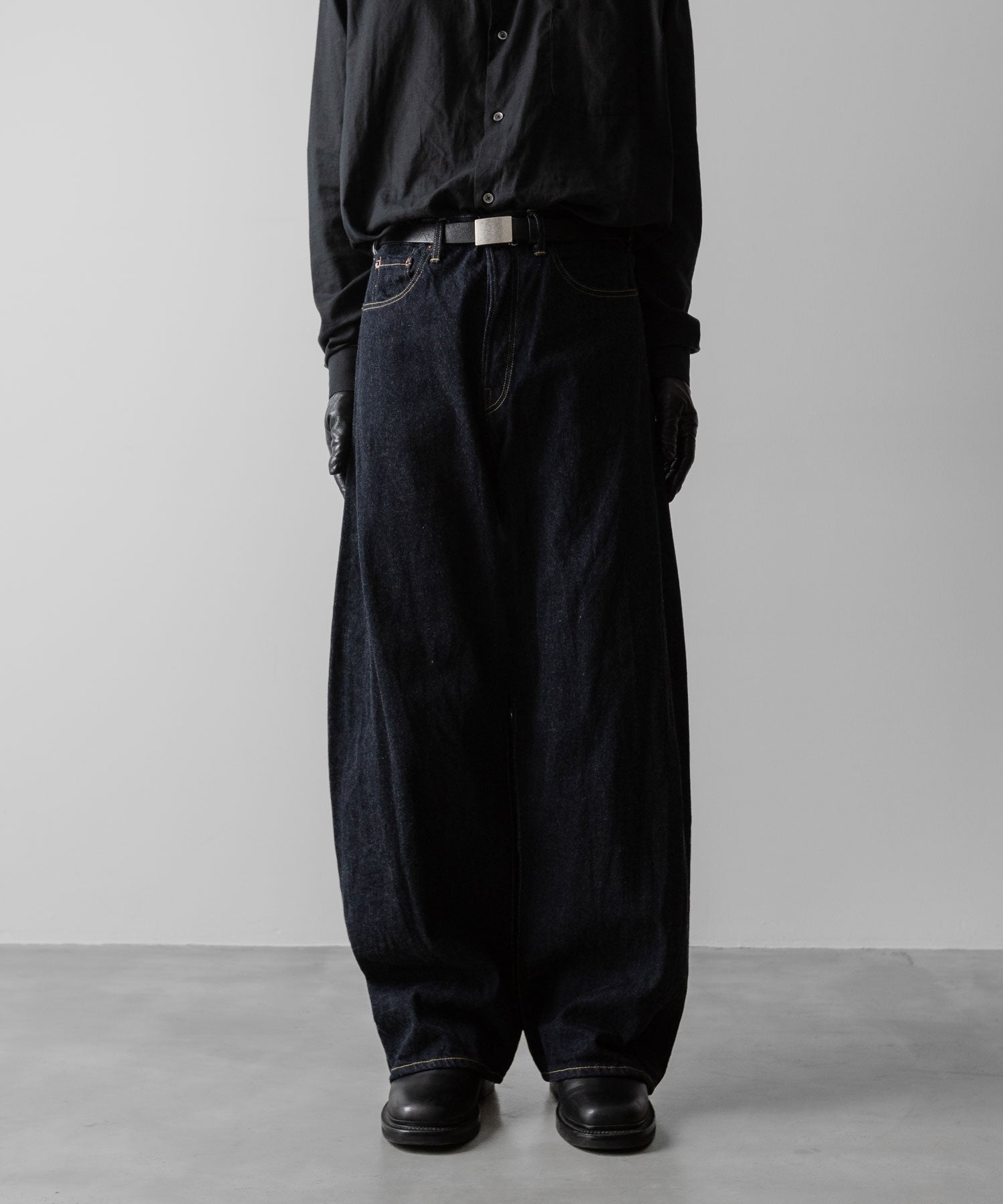 ssstein(シュタイン)のDEFORMATION WIDE ECO DENIM JEANS - INDIGO(ONE WASH)の公式通販サイトsession福岡セレクトショップ