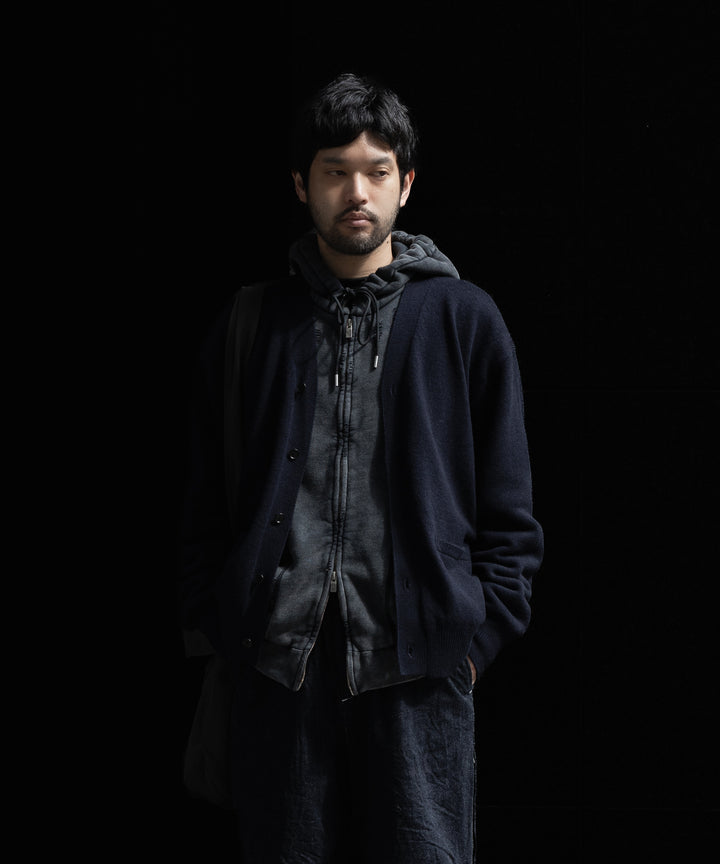 ssstein(シュタイン)の24AWコレクション EXTRA FINE WOOL KNIT CARDIGAN - DARK NAVY 公式通販サイトsession福岡セレクトショップ
