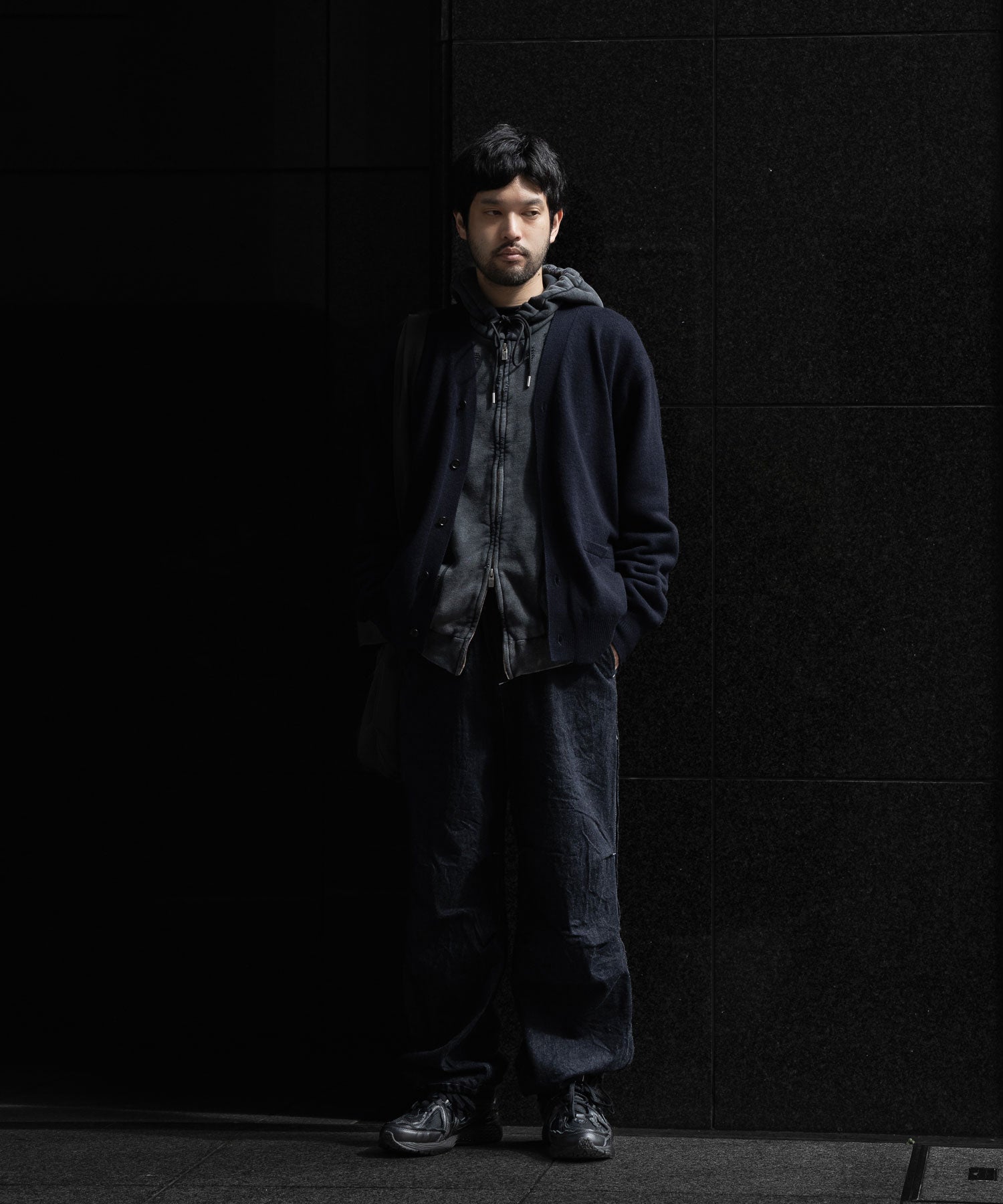 ssstein(シュタイン)の24AWコレクション EXTRA FINE WOOL KNIT CARDIGAN - DARK NAVY 公式通販サイトsession福岡セレクトショップ