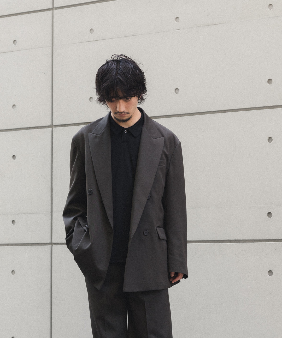 WWW ラッピンノットウールウェア S/S POLO-SHIRTのBLACK 公式通販サイトsession福岡セレクトショップ