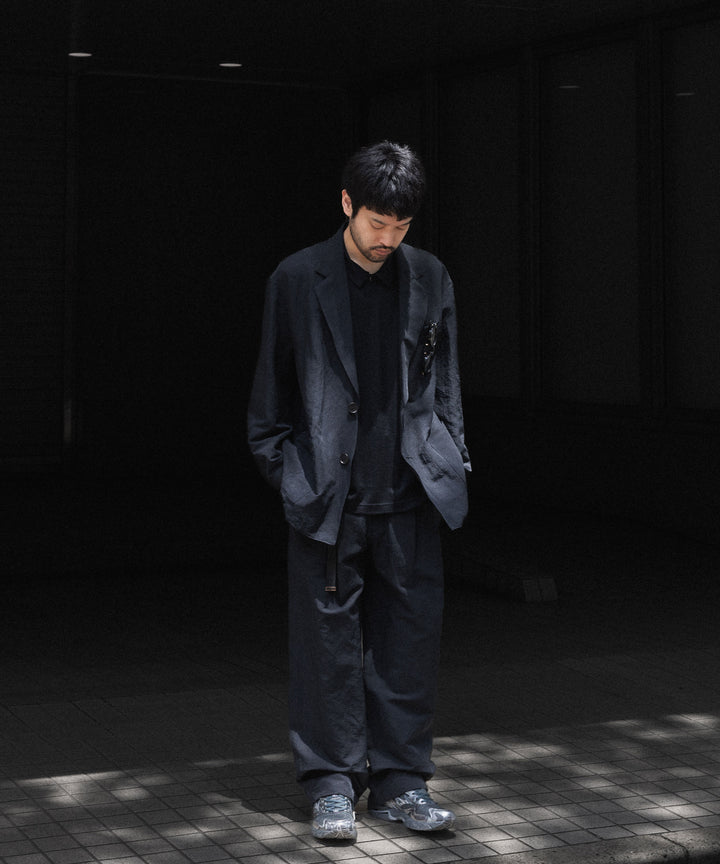 ssstein(シュタイン)のLI/NY POPLIN WIDE EASY TROUSERS - BLACKの公式通販サイトsession福岡セレクトショップ