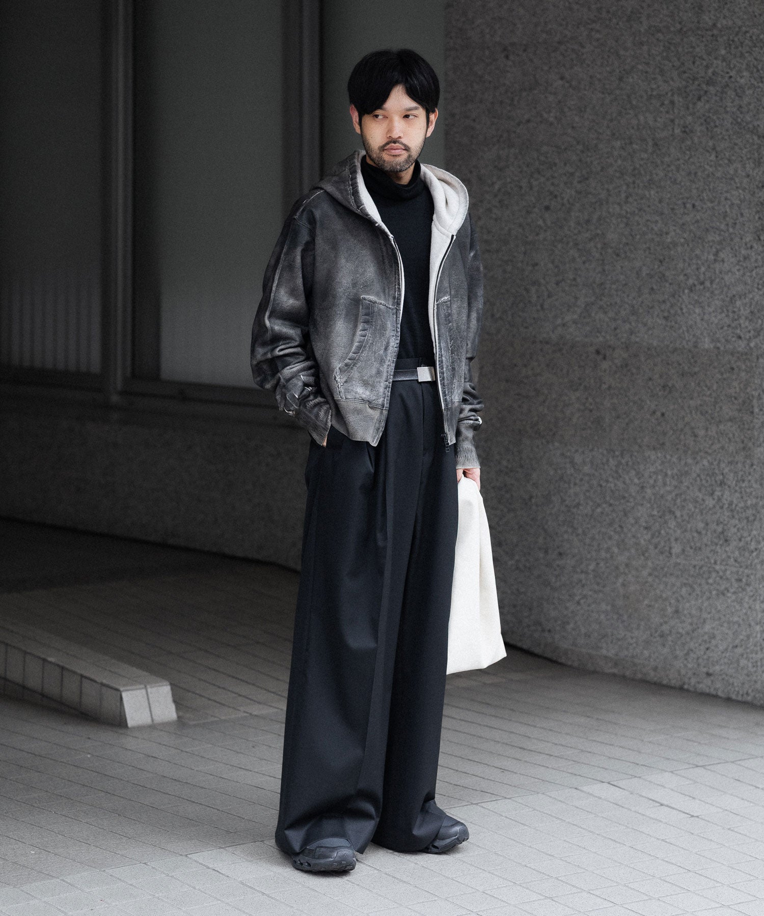 【SUBLATIONS】CRACKING COATED PARKA - WHITE BASE