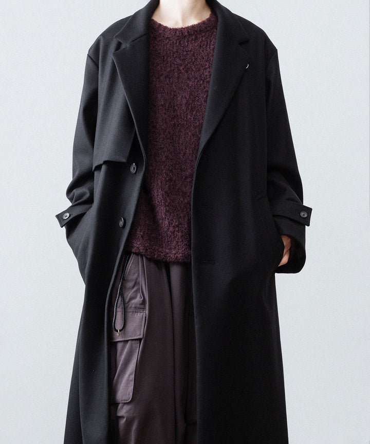 ANTHEM A アンセムエー MIX FUR MOLE KNIT CREWNECKのDARK CHERRY公式通販サイトsession福岡セレクトショップ