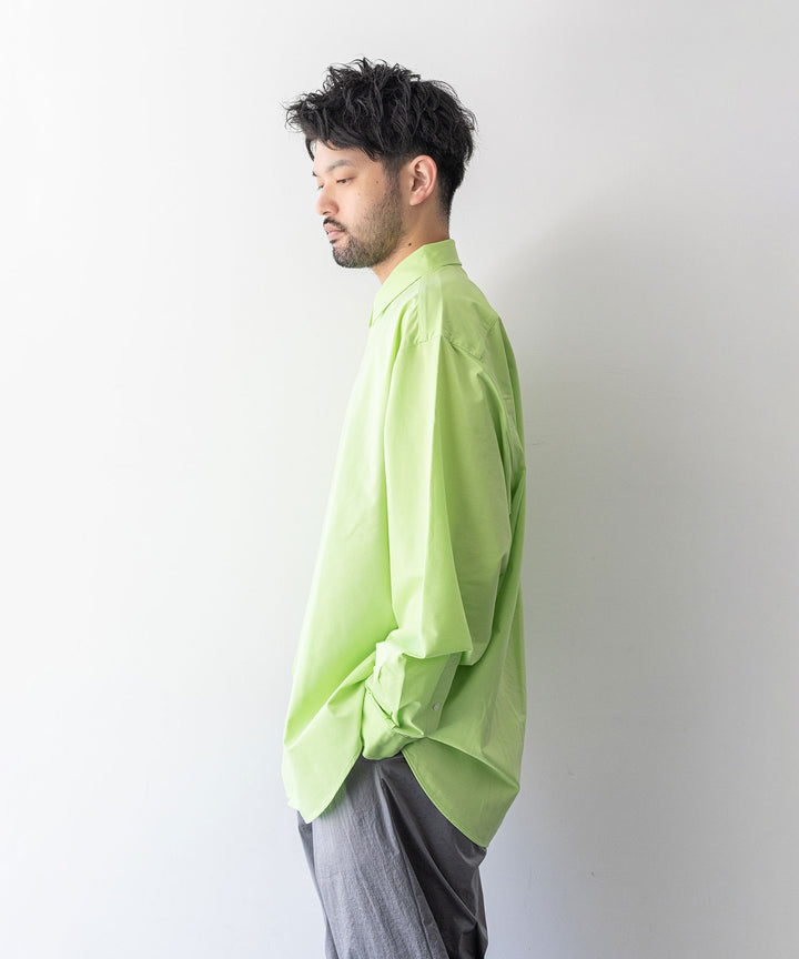 【KANEMASA PHIL.】カネマサのROYAL OX DRESS JERSEY SHIRT - LIME 公式通販session福岡セレクトショップ