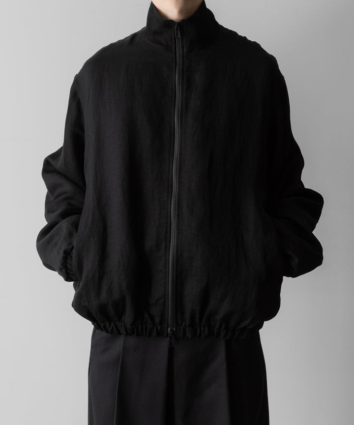 ssstein(シュタイン)のVIS/LI TWILL SHIRRED LIGHT ZIP JACKET - BLACKの公式通販サイトsession福岡セレクトショップ