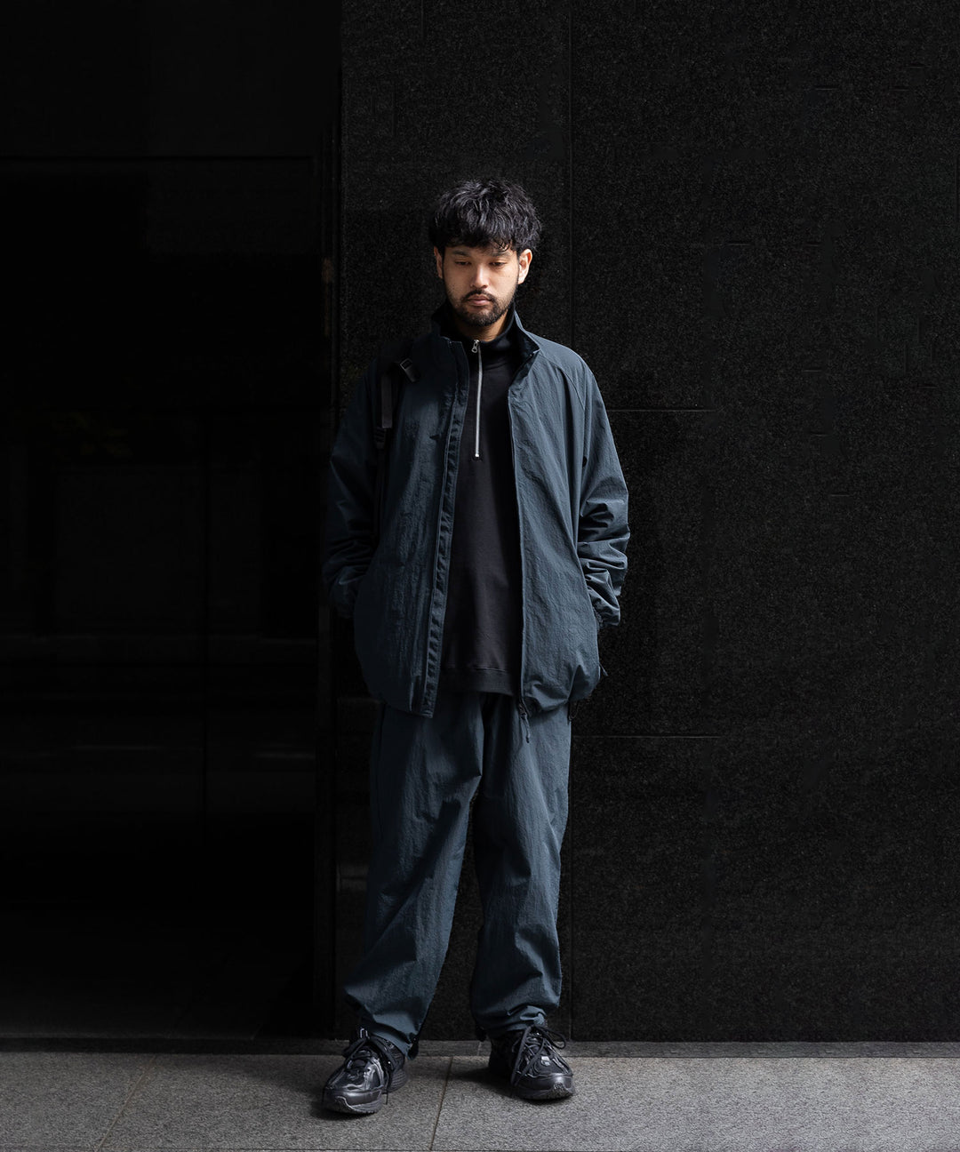 stein シュタイン 23aw sessionセッション福岡セレクトショップ 公式通販サイト WINDBREAKER STAND COLLAR JACKET DARK GREY 