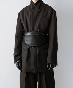 [新品タグ付き]TWSF セミフレア ビンテージブラック サイズ1ロング丈 ssstein / シュタイン】OVERSIZED SINGLE BREASTED LONG JACKET - DARK