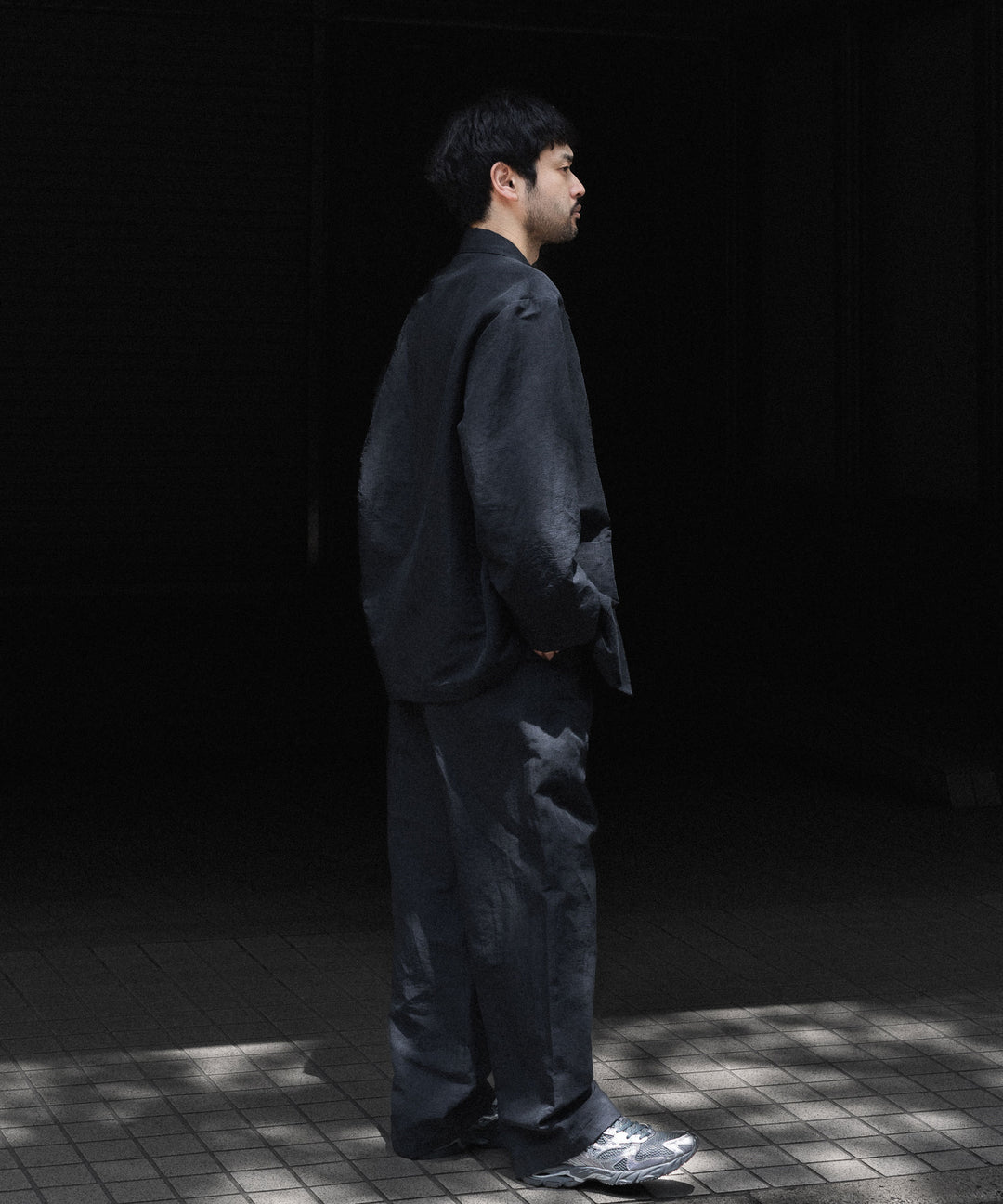 ssstein(シュタイン)のLI/NY POPLIN WIDE EASY TROUSERS - BLACKの公式通販サイトsession福岡セレクトショップ