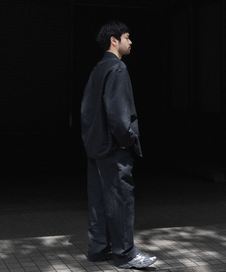 ssstein(シュタイン)のLI/NY POPLIN WIDE EASY TROUSERS - BLACKの公式通販サイトsession福岡セレクトショップ