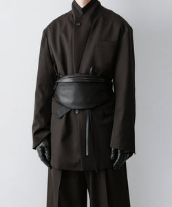 ssstein / シュタイン】LEATHER SLING BAG - BLACK | 公式通販サイト