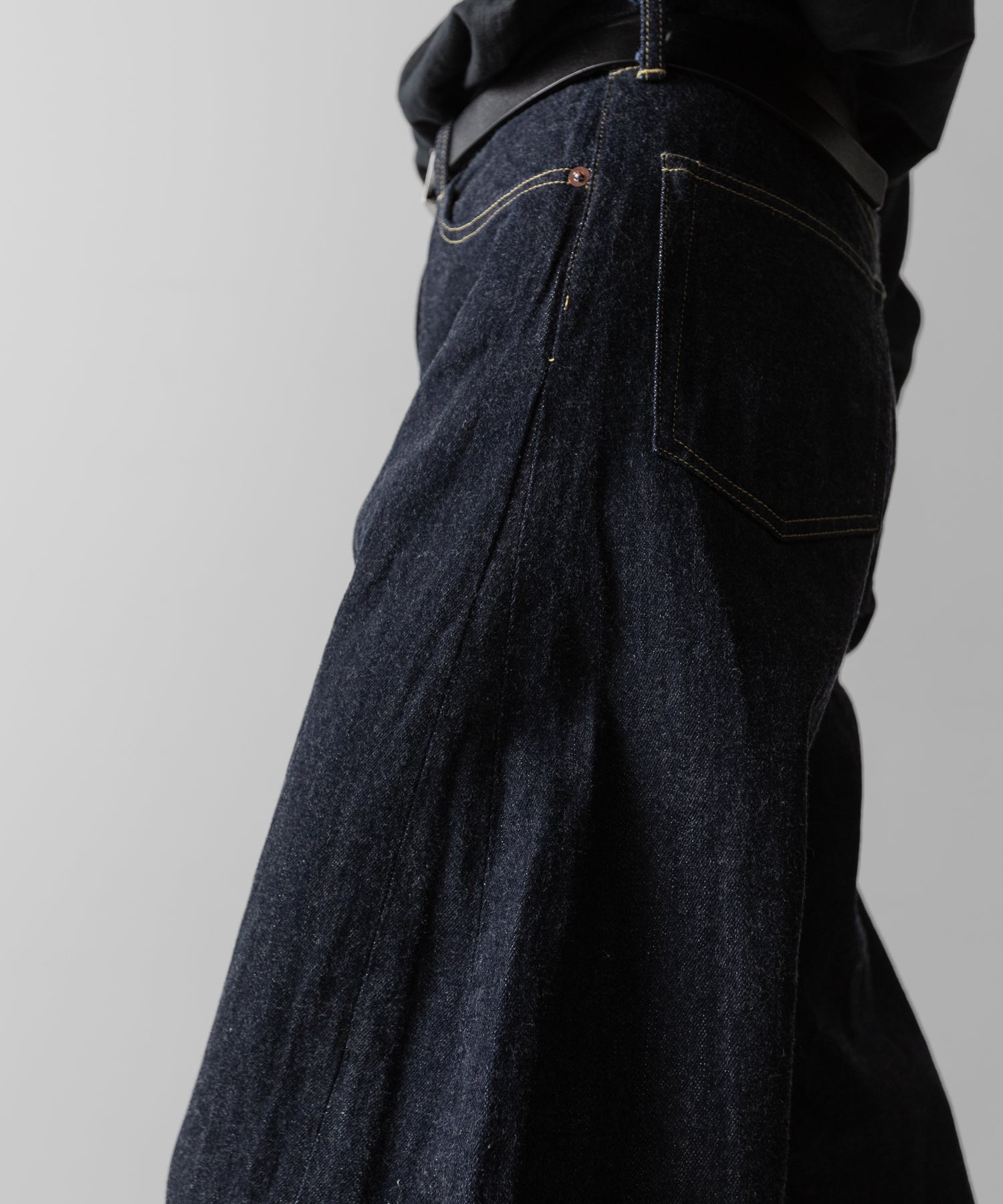 ssstein(シュタイン)のDEFORMATION WIDE ECO DENIM JEANS - INDIGO(ONE WASH)の公式通販サイトsession福岡セレクトショップ