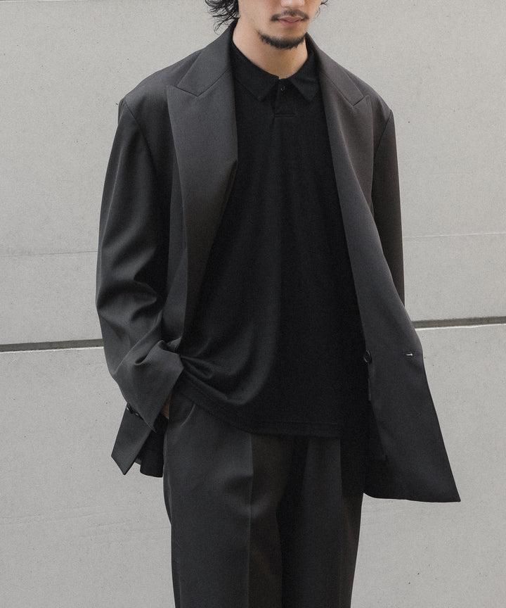 WWW ラッピンノットウールウェア S/S POLO-SHIRTのBLACK 公式通販サイトsession福岡セレクトショップ