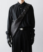 画像をギャラリービューアに読み込む, ssstein(シュタイン)のTWIST SHOULDER BAG - BLACKの公式通販サイトsession福岡セレクトショップ
