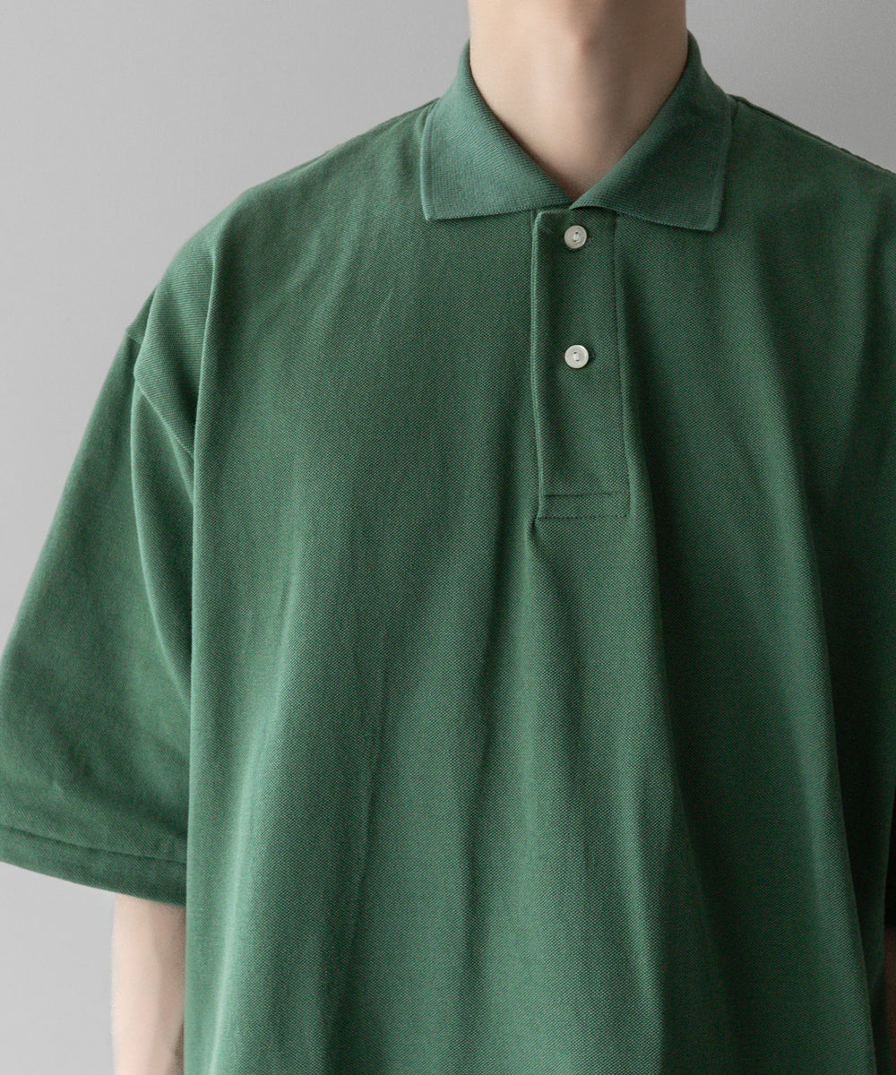 INTÉRIM - インテリムのHYPER BIG TANGIS PIQUE POLO SHIRTのL.GREEN公式通販サイトsession福岡セレクトショップ