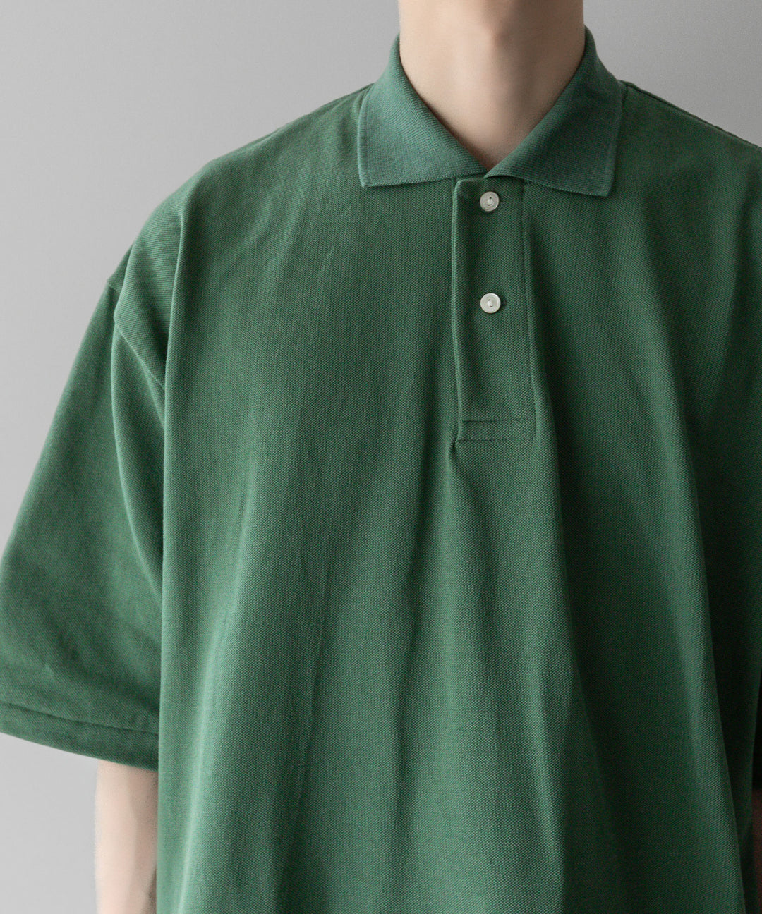 INTÉRIM - インテリムのHYPER BIG TANGIS PIQUE POLO SHIRTのL.GREEN公式通販サイトsession福岡セレクトショップ