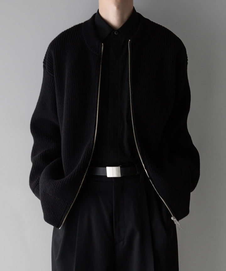 stein(シュタイン)の24SSコレクションLEATHER BELT ( PLAIN BUCKLE )のBLACK公式通販サイトsession福岡セレクトショップ
