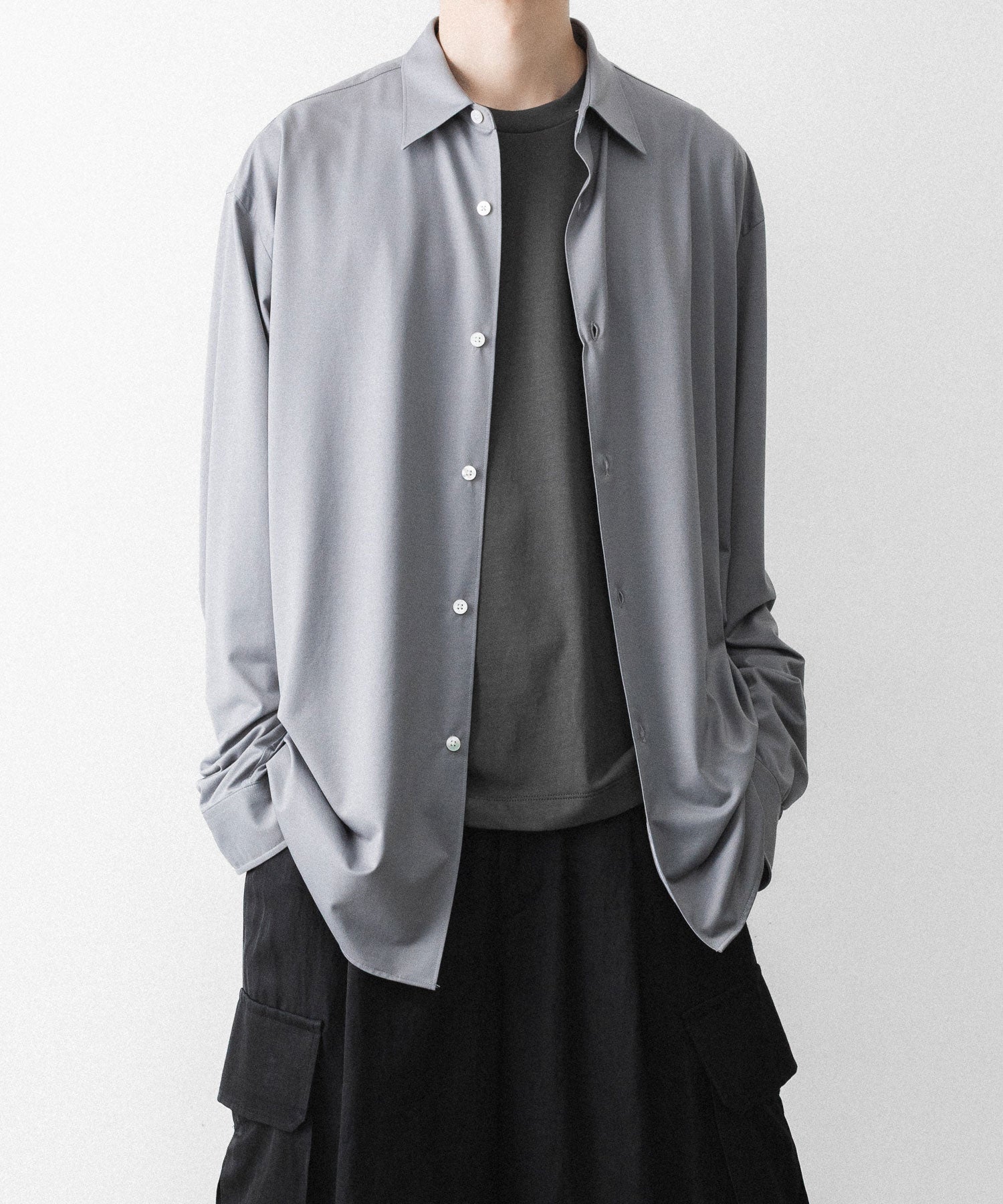 KANEMASA PHIL.】46G MODEST SHIRT - GREY | 公式通販サイト session