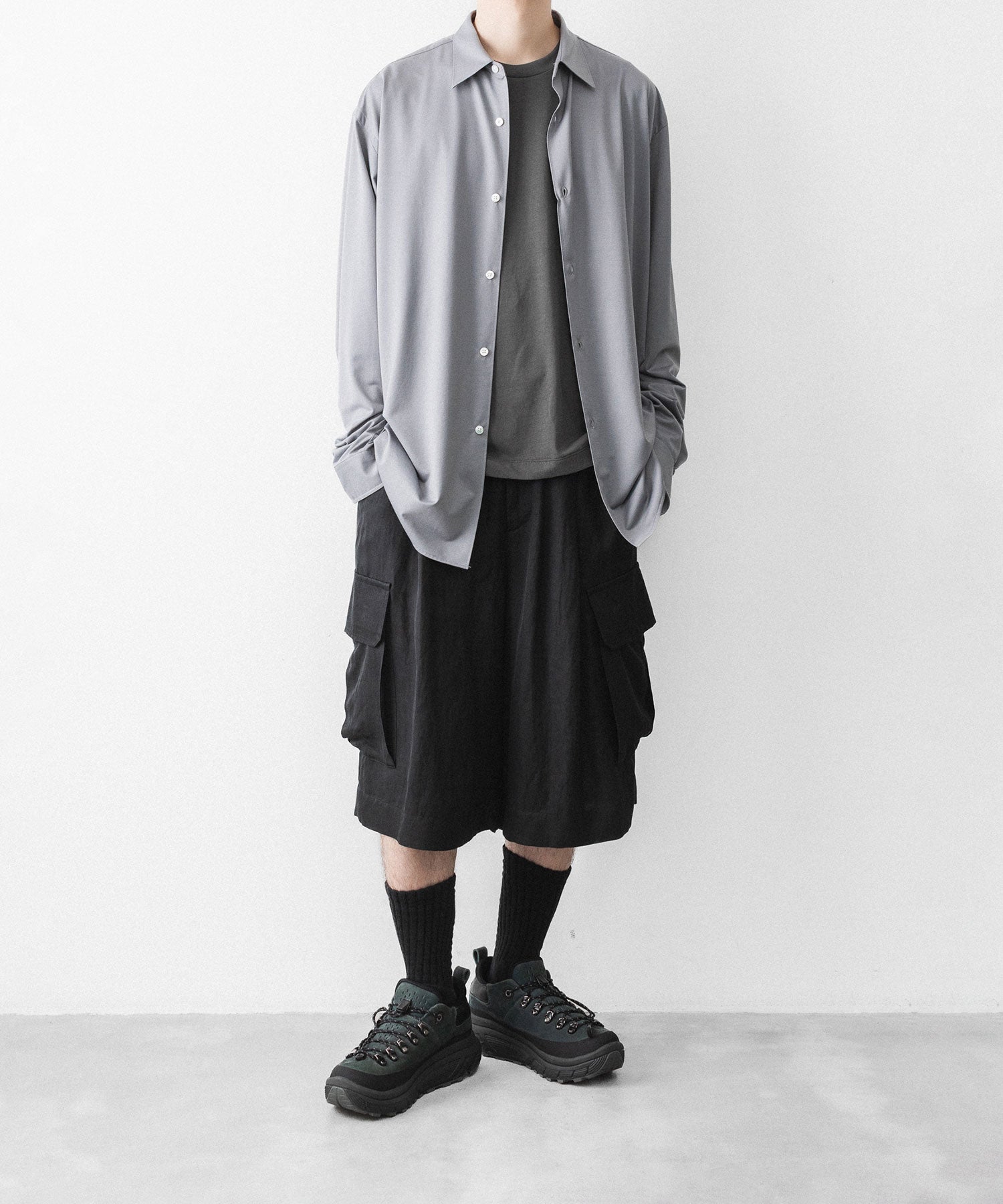 KANEMASA PHIL.】46G MODEST SHIRT - GREY | 公式通販サイト session