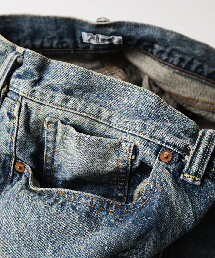 INTÉRIM - インテリムのSHABBY HEAVY KIBATA SHUTTLE HYPER BIG WWII 1943 DENIM JEANSのS.NAVY公式通販サイトsession福岡セレクトショップ