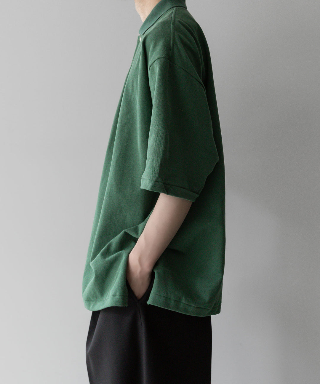 INTÉRIM - インテリムのHYPER BIG TANGIS PIQUE POLO SHIRTのL.GREEN公式通販サイトsession福岡セレクトショップ