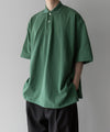 【INTÉRIM】HYPER BIG TANGIS PIQUE POLO SHIRT - L.GREEN