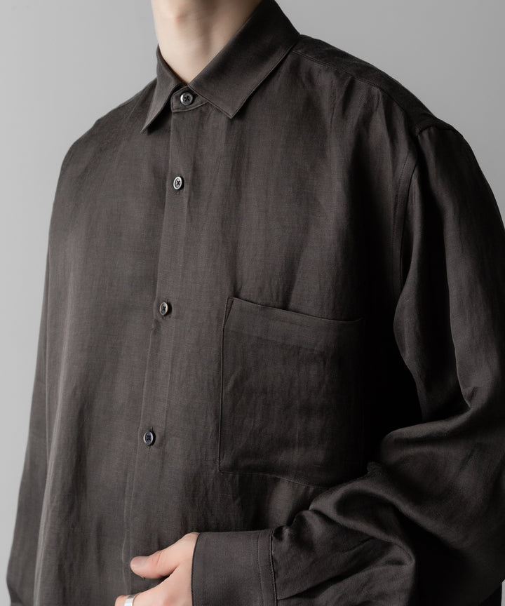 ssstein(シュタイン)のVIS/LI TWILL OVERSIZED LS SHIRT - KHAKIの公式通販サイトsession福岡セレクトショップ