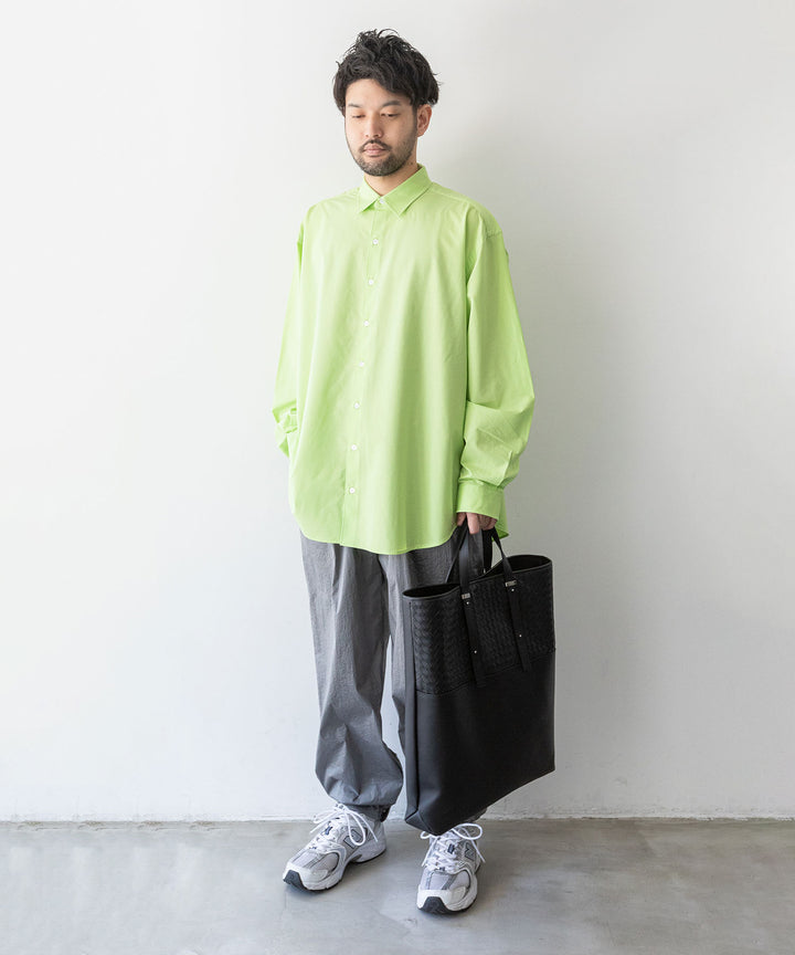 【KANEMASA PHIL.】カネマサのROYAL OX DRESS JERSEY SHIRT - LIME 公式通販session福岡セレクトショップ