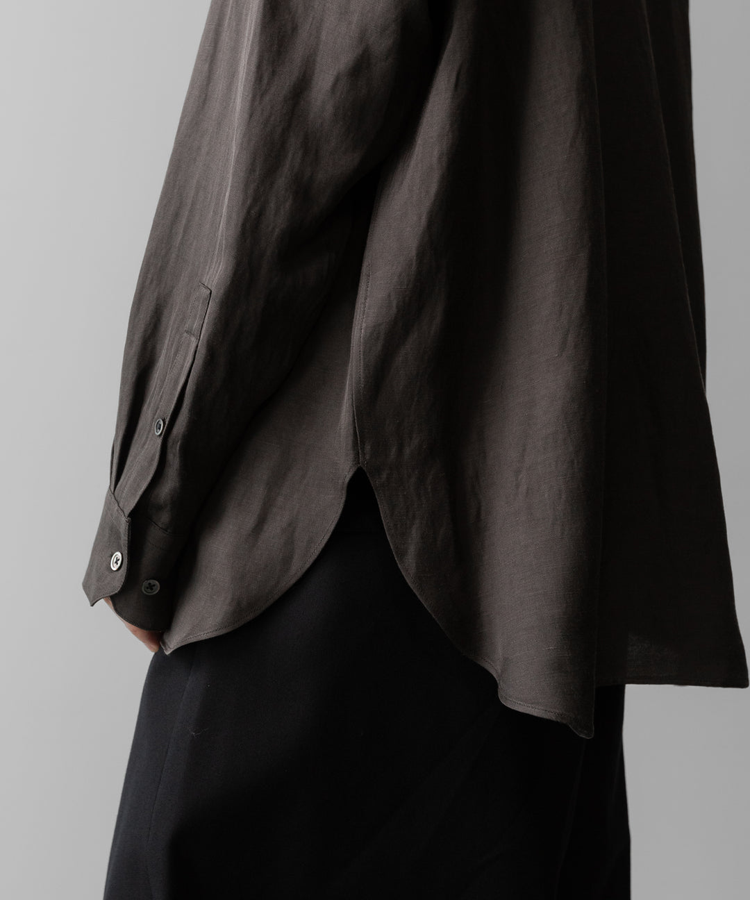 ssstein(シュタイン)のVIS/LI TWILL OVERSIZED LS SHIRT - KHAKIの公式通販サイトsession福岡セレクトショップ