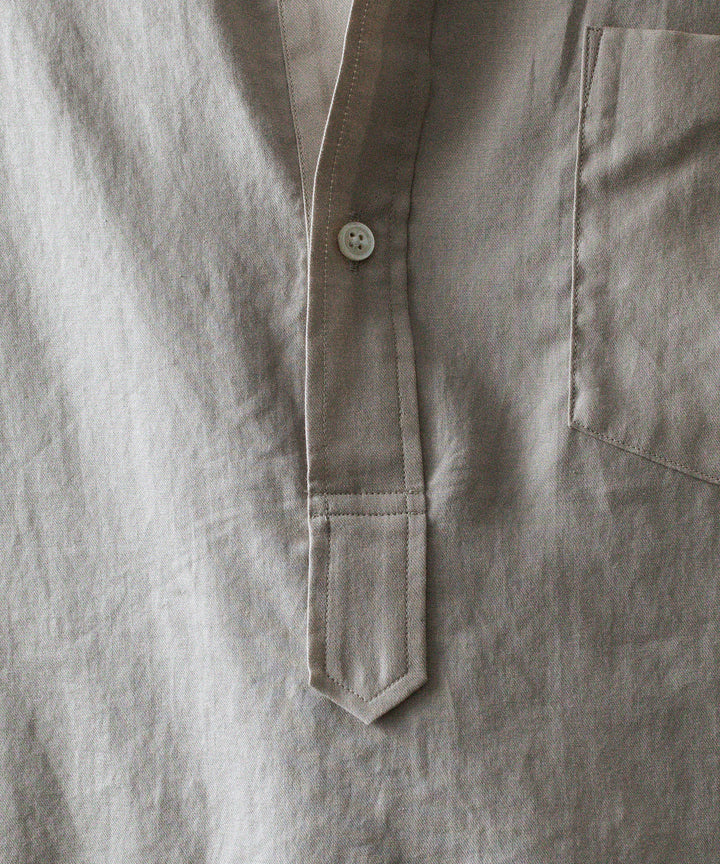 ssstein(シュタイン)のCOTTON/SILK OVERSIZED PULLOVER SHIRT - GREIGEの公式通販サイトsession福岡セレクトショップ