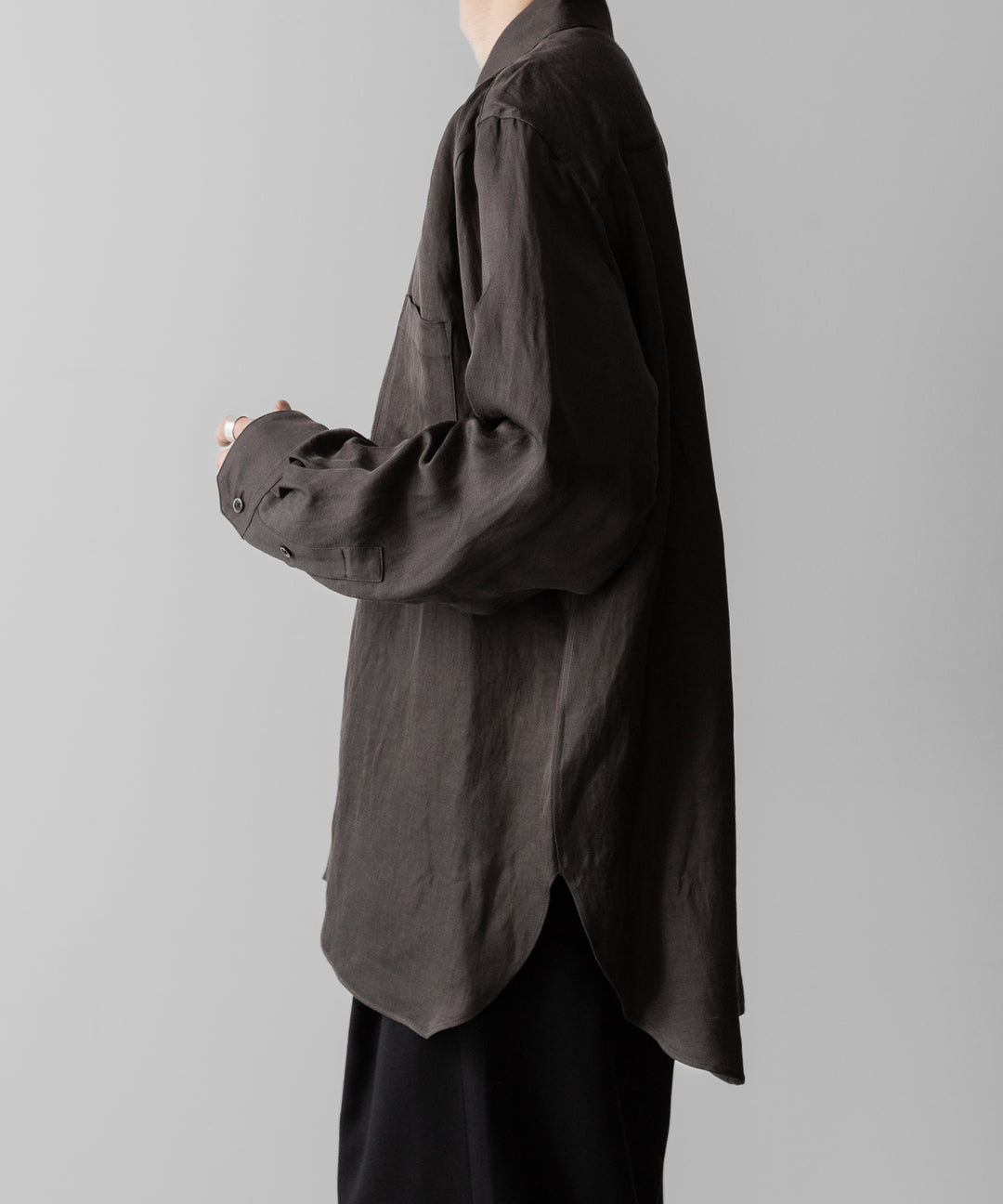 ssstein(シュタイン)のVIS/LI TWILL OVERSIZED LS SHIRT - KHAKIの公式通販サイトsession福岡セレクトショップ