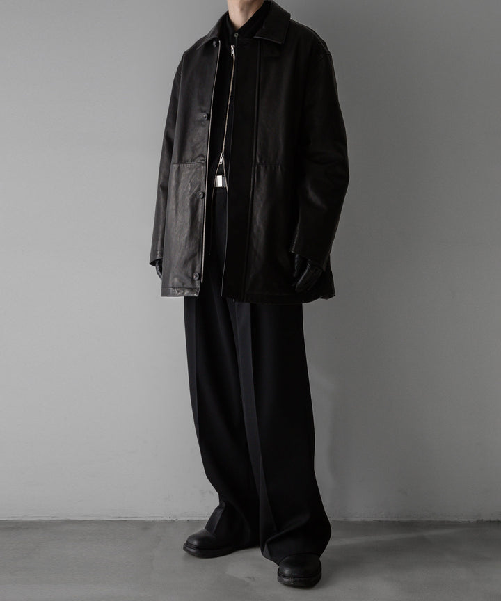stein(シュタイン)の24SSコレクションLONG WIDE TROUSERSのBLACK sessionセッション福岡セレクトショップ 公式通販サイト