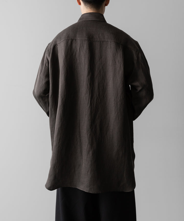 ssstein(シュタイン)のVIS/LI TWILL OVERSIZED LS SHIRT - KHAKIの公式通販サイトsession福岡セレクトショップ