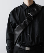 画像をギャラリービューアに読み込む, ssstein(シュタイン)のTWIST SHOULDER BAG - BLACKの公式通販サイトsession福岡セレクトショップ
