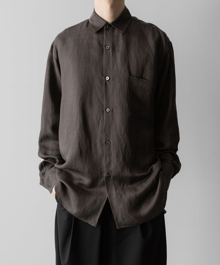 ssstein(シュタイン)のVIS/LI TWILL OVERSIZED LS SHIRT - KHAKIの公式通販サイトsession福岡セレクトショップ