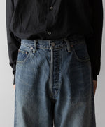 画像をギャラリービューアに読み込む, ssstein(シュタイン)のTWIST SEAM VINTAGE DENIM JEANS - INDIGOの公式通販サイトsession福岡セレクトショップ

