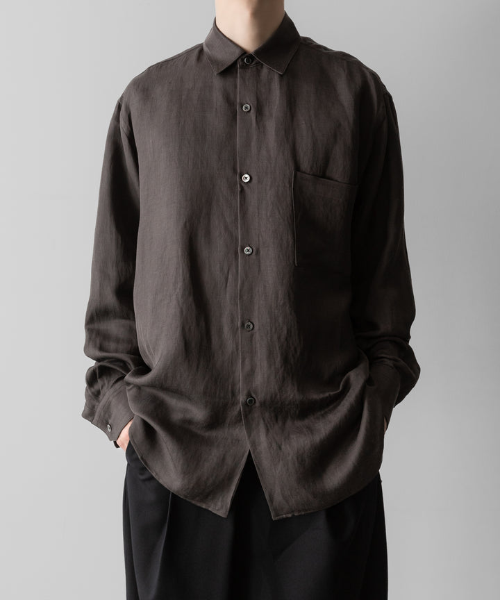 ssstein(シュタイン)のVIS/LI TWILL OVERSIZED LS SHIRT - KHAKIの公式通販サイトsession福岡セレクトショップ