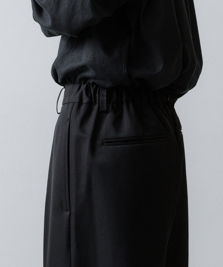 ssstein(シュタイン)のEASY WIDE TROUSERS (2/90 WOOL GABARDINE) - BLACKの公式通販サイトsession福岡セレクトショップ