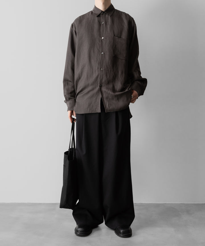 ssstein(シュタイン)のVIS/LI TWILL OVERSIZED LS SHIRT - KHAKIの公式通販サイトsession福岡セレクトショップ