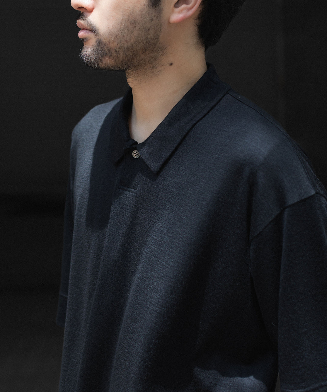 WWW ラッピンノットウールウェア S/S POLO-SHIRTのBLACK 公式通販サイトsession福岡セレクトショップ