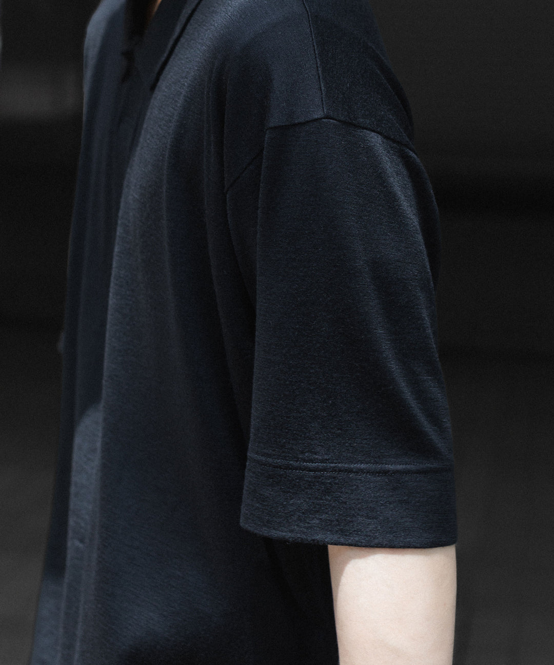 WWW ラッピンノットウールウェア S/S POLO-SHIRTのBLACK 公式通販サイトsession福岡セレクトショップ