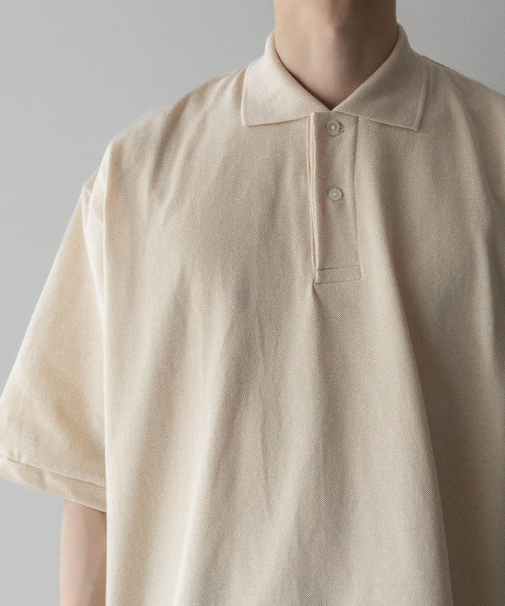 INTÉRIM - インテリムのHYPER BIG TANGIS PIQUE POLO SHIRTのL.BEIGE公式通販サイトsession福岡セレクトショップ
